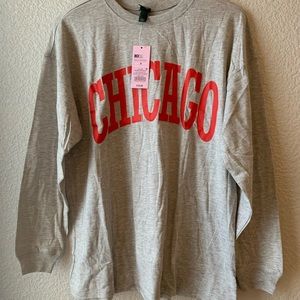 Oversized Chicago longsleeve
